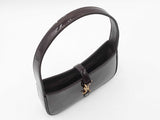 Yves Saint Laurent Le 5 À 7 Hobo Bag In Chocolate Patent Leather Fw0426pzxdu