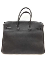 Hermes Birkin 35 Noir Black Togo Palladium Hardware Handbag Do0825srxzde