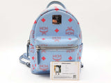 Mcm Visetos X-mini Stark Bebe Boo Light Blue Backpack Sd0826oordu
