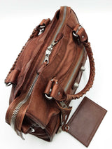 Balenciaga Motocross Giant 21 Brown Purse / Handbag