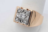 0.34cttw Diamond Ring In 14k Yellow Gold 9 Grams Size 9.5 Eb0726lxxzsa