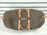 Louis Vuitton Keepall 55 Brown Duffle Mk0826elzmia