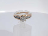0.55 Cttw Diamond 10k Yellow Gold Ring 3.1 Grams Size 6.5 Aa0725lixsa