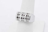 0.9cttw Diamond Ring In 14k White Gold 11.7 Grams Size 7.75 Eb0826sxzsa