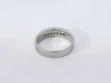 0.26 Cttw Platinum 95% 8.4 Grams Wedding Band Size 8.5 Aa0925oorsa