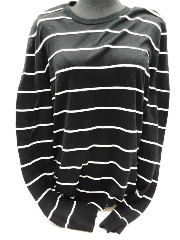 Louis Vuitton Black White Stripe Size Xxl Do0424lrxde
