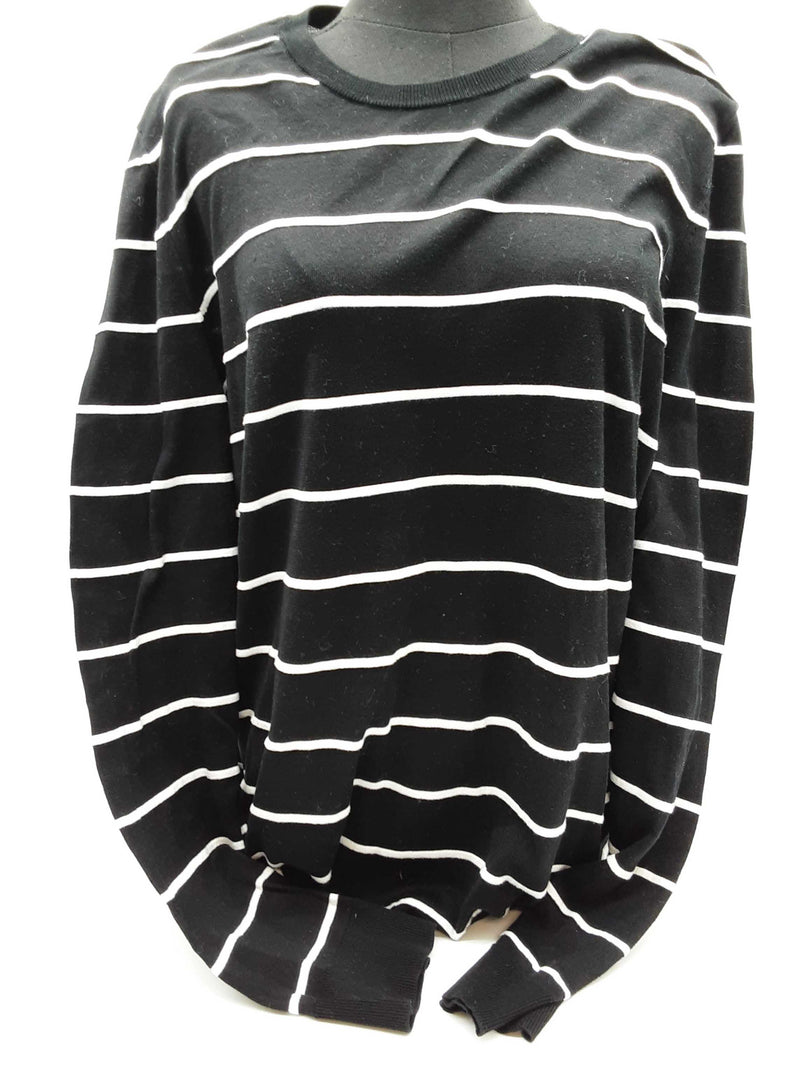 Louis Vuitton Black White Stripe Size Xxl Do0424lrxde