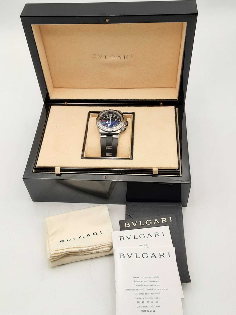 Bvlgari Diagono Professional 44mm Automatic Stainless Steel Watch Eb1124lrxzsa