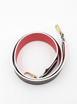 Louis Vuitton Bandoulière Strap In Monogram Canvas & Red Leather Fw0526oxzdu