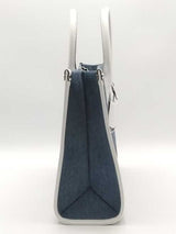 Michael Kors Mirella Medium Denim Tote Blue Aa0726rzsa
