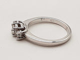 0.5 Cttw Natural Diamonds 14k White Gold 3.4g Ring Size 6.5 Do0426wxzde