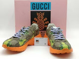 Gucci 673354 Gg Rhyton Pineapple Print Multi-color Shoes Size 11 Aa1026lrzsa