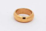24k Yellow Gold Wedding Band Ring 18.1 Grams Size 7.5 Eb0526oxxzsa