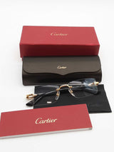 Cartier Rimless Eyeglasses Eb0826pxzde