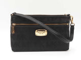 Michael Kors Jet Set Large Signature Logo Wristlet Pouch Fw0926lxdu