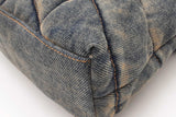 Yves Saint Laurent Denim Quilted Puffer Toy Bag Eb0626cxzsa