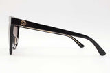 Gucci Gg0081sk 001 Square Cat Eye Sunglasses Sd0726rzdu