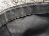 Gucci Beige Gg Canvas Web Fedora Hat Size L Do1026orxde