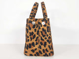 Prada Canapa Leopard Print Canvas Tote Bag Sd0726pzxde