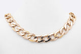 10k Yellow Gold Cuban Link Chain Necklace 11.8 Grams 22 Inch Eb1225pcxsa