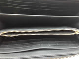 Coach Zip Around Continental Black Wallet Sd0926ozdu