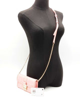 Mcm Tracy Visetos Chain Wallet Pink Aa0926ozxsa