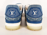 Louis Vuitton Blue Monday Denim Lv Trainers Size 10.5m Sd1225wrzde