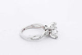 1.7ctw Princess Cut Diamond Ring 14k White Gold 3.7 Grams Size 4.5 Eb0926wxxzsa