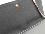 Fendi Black Leather Wallet With Chain Eb0526soide