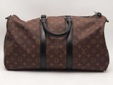 Louis Vuitton Keepall Bandouliere 45 Monogram Macassar Brown Aa1125pxzsa