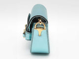 Gucci Light Blue Metallic Calfskin Super Mini Horsebit 1955 Shoulder Bag Sd0726przde