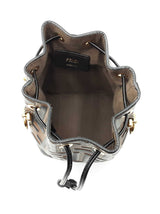 Fendi Mini Mon Tresor Bucket Bag In Zucca Embossed Calfskin Leather Fw0426przdu