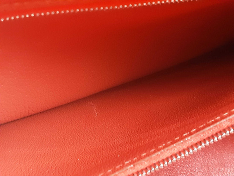 Hermes Kelly 40cm Vermillion Red Togo Palladium Shoulder Bag Do0523erxzde