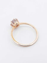 1.0 Ctw "Salt & Pepper" Diamond & 10k Yellow Gold Ring 5 Gram Size 7 Fw0725wozdu