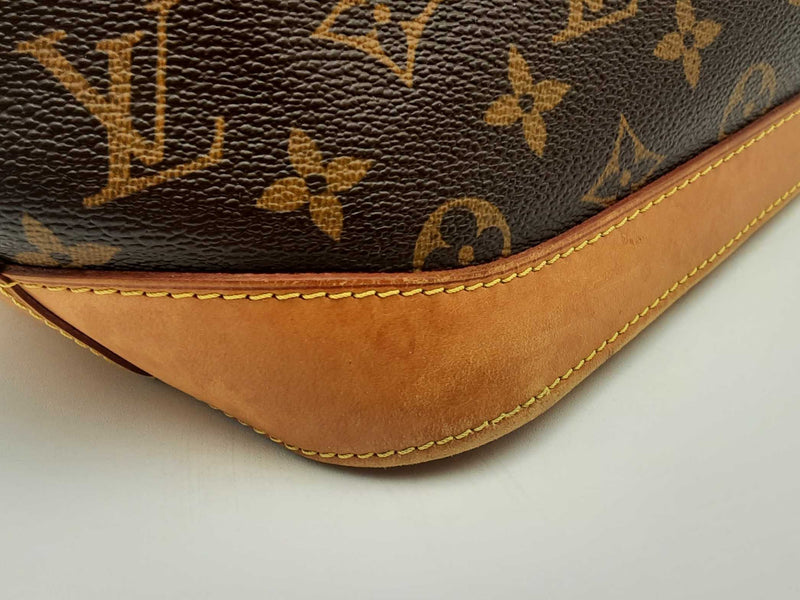Louis Vuitton Monogram Lockit Vertical Gm Brown Handbag Aa0425crzsa