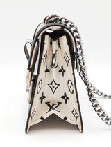 Louis Vuitton Wynwood Shoulder Bag In Black Monogram Vernis Leather & White Monogram Coated Canvas Fw0726rzxdu