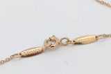 Tiffany & Co. Elsa Peretti 18k Gold Open Heart Pendant Necklace 4.4g Eb0926lcrsa