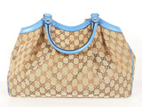 Gucci Beige And Blue Gg Monogram Sukey Tote Bag Sd0626wzxde