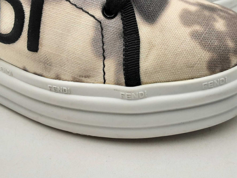 Fendi Rise Tie Dye Canvas Sneakers Size Eu 36 Us 6 Women's Fw1224lcrsa