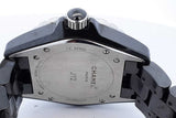 Chanel J12 38mm Automatic Ceramic & Stainless Watch Diamond Dial Eb0925wxxzde