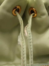 Prada Duet Bucket Bag In Acqua Green Renylon & Saffiano Leather Fw0326ixzdu