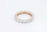 2.88ctw Lab Grown Diamond Eternity Band 14k Yellow Gold 2.3g Size 5.5 Eb725rrxdu