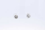 Approx. 0.5ctw Lab Grown Diamond Stud Screw Back Earrings 14k Wg 0.7g Eb624wexsa