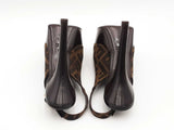 Fendi Fendi Fendista Zucca Heel Brown Size 37.5 Aa0826rzsa