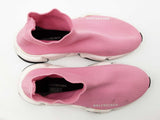 Balenciaga Speed Sock Sneakers In Pink Technical Knit Size 7 Women's Fw0826ctdu