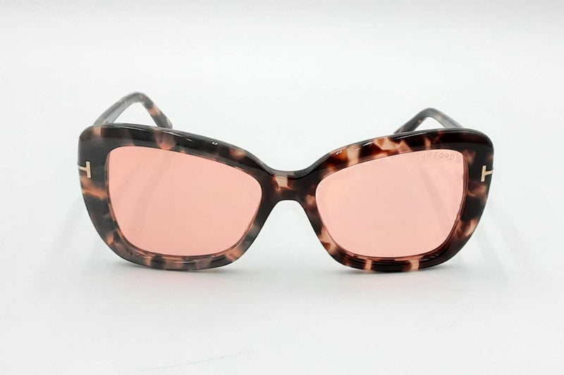 Tom Ford Maeve Photochromic Tortoise Sunglasses With Pink Lenses Eb1224lordu