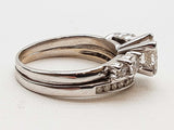 1.65 Cttw Diamonds 10k White Gold 5.2g Ring Size 5.25 Do0124llxzde