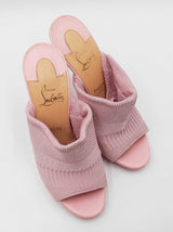 Christian Louboutin Cheminene 120 Sock Booties In Pink Size 8.5 Fw0826lxzdu