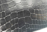 Alaia Black Croc Embossed Leather Clutch Eb0226oxzsa