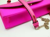 Christian Louboutin Loubi54 Holly Pink Satin Shoulder Bag Eb0624ixzdu